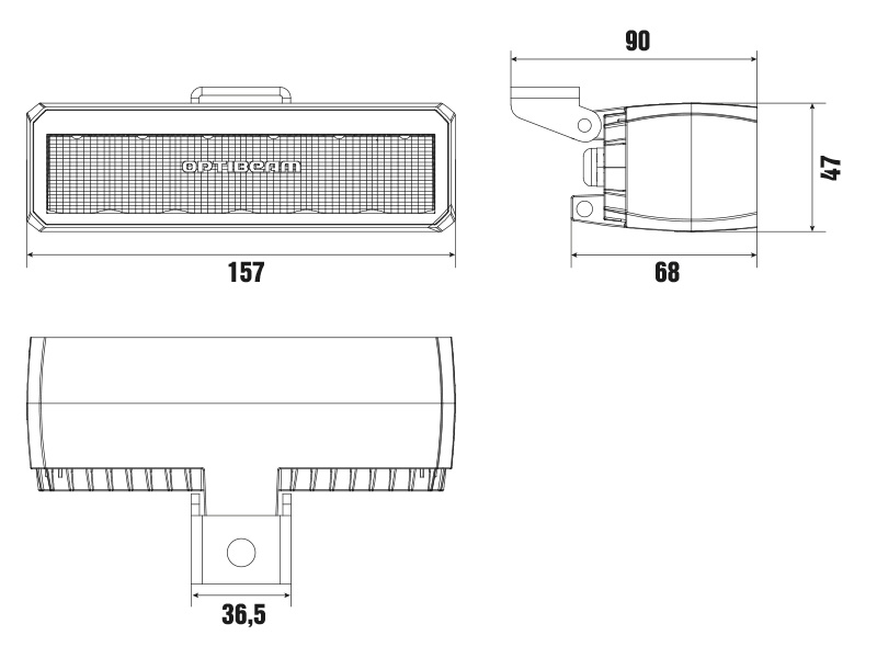 Optibeam SlimX arbetsbelysning