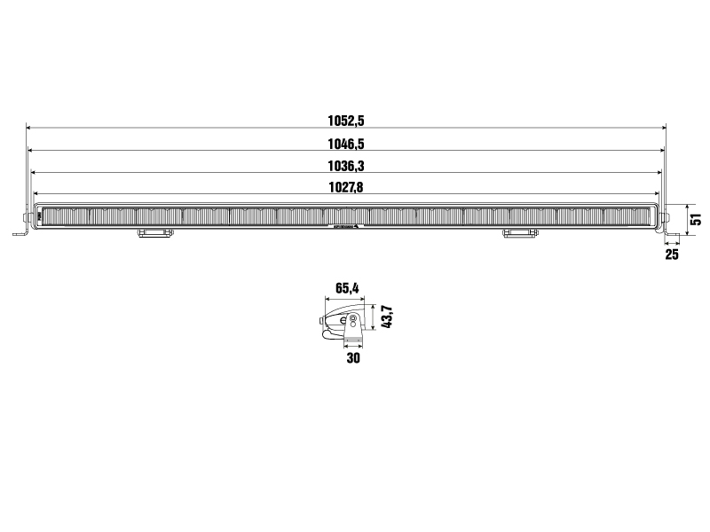 Optibeam Pure 1025 LED-ramp